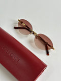 Gucci Oval Sunglasses
