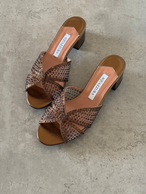 Aquazzura Crystal Lover 35 mules
