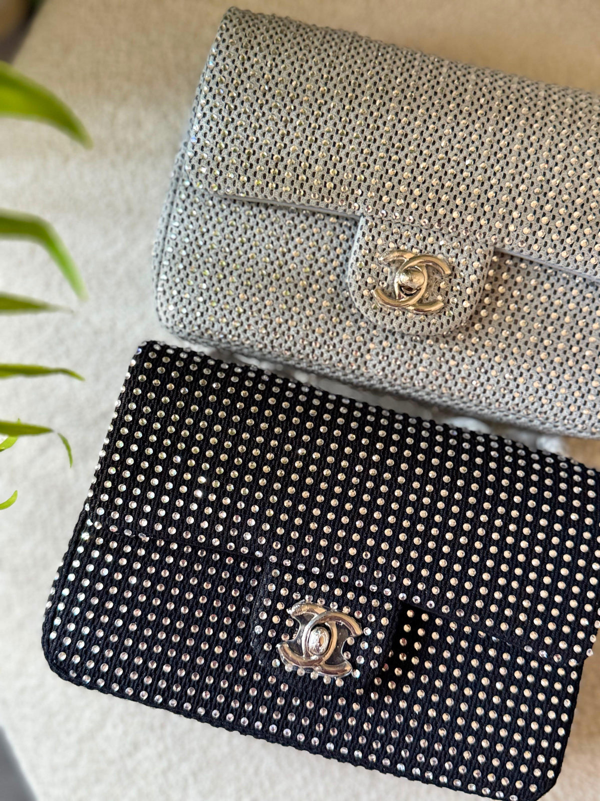 Chanel Classic Flap Bag in Crystal-Embellished