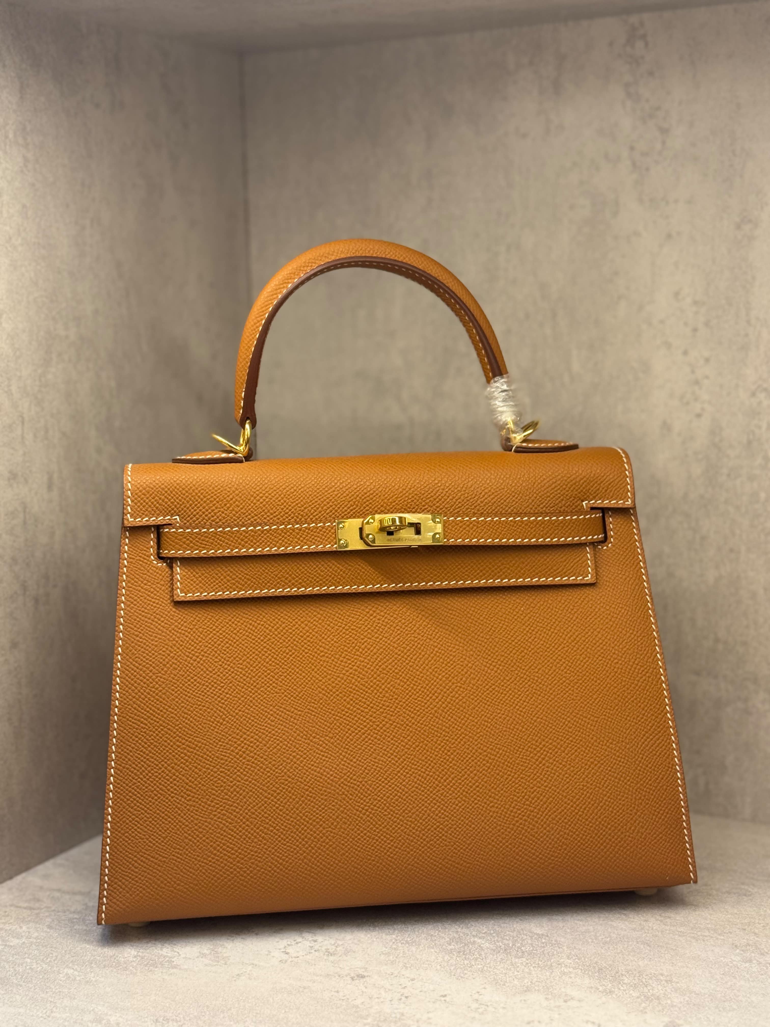 Hermes Mini Kelly 19cm Hand Made