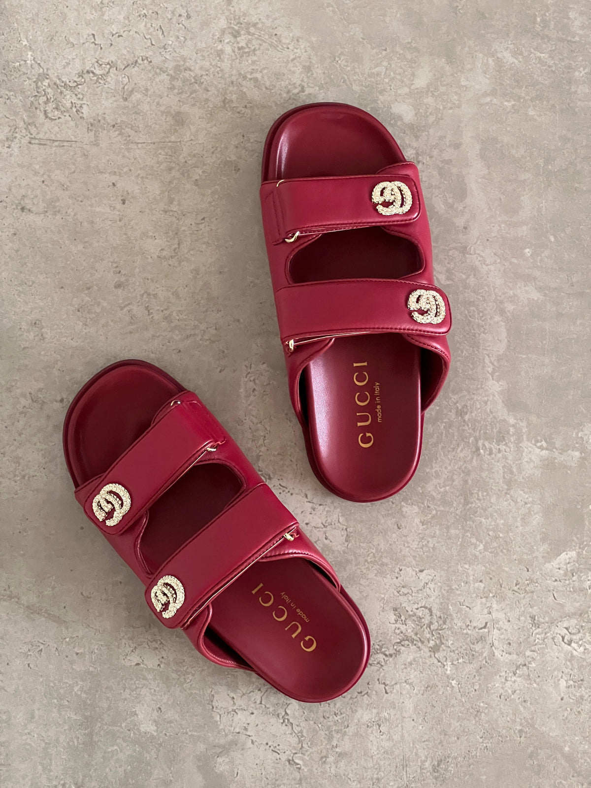 Gucci Marmont Double G sandals