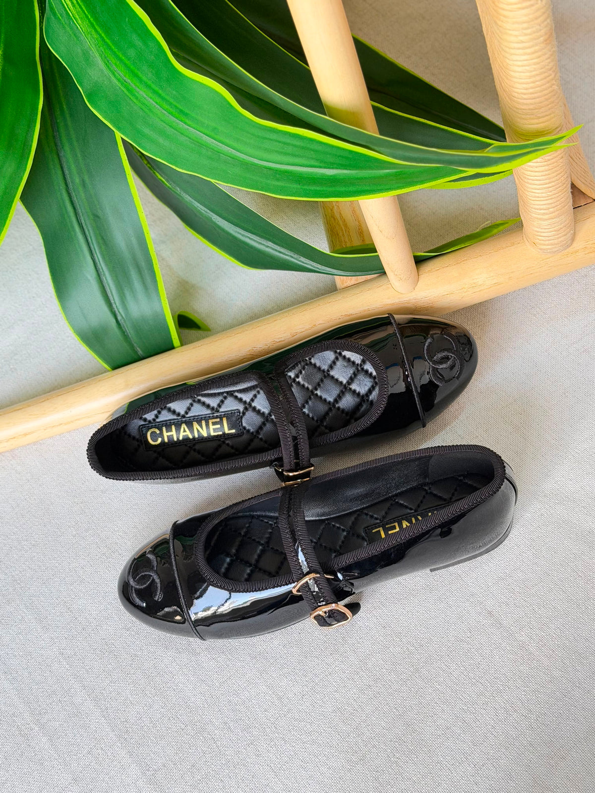 Chanel Suede Ballet Flats