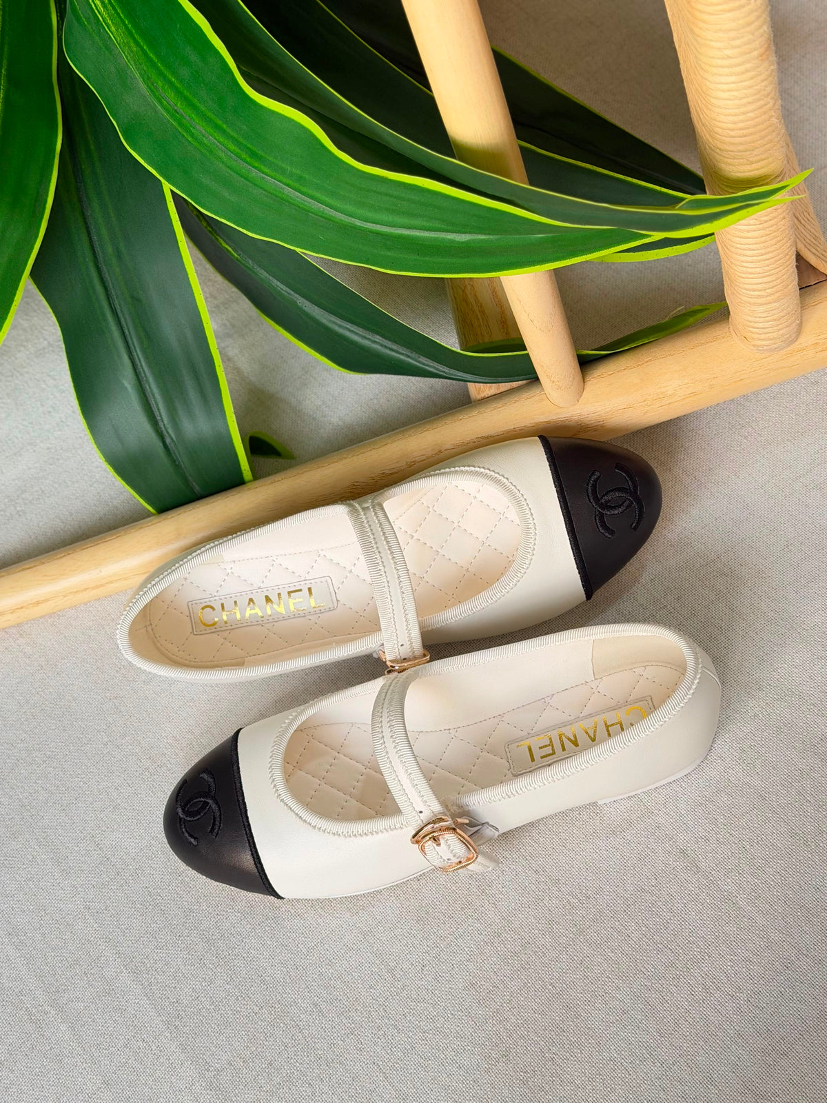 Chanel Suede Ballet Flats