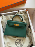 Hermes Mini Kelly 19cm Hand Made