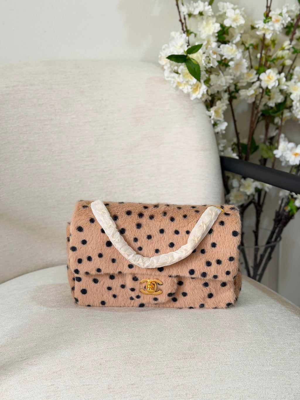 Chanel Pony Hair Cheetah Printed Flap Bag