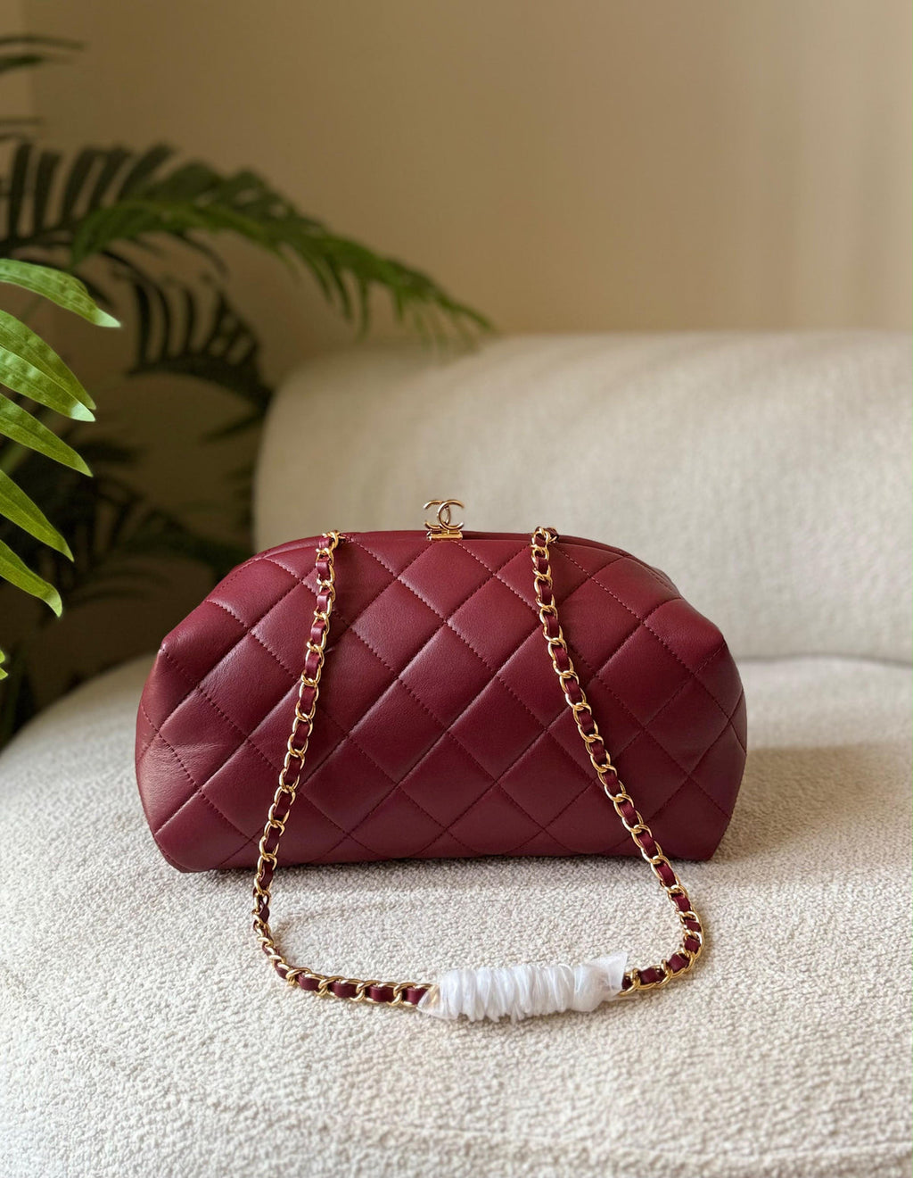 Chanel Clutch with Chain Suede Calfskin