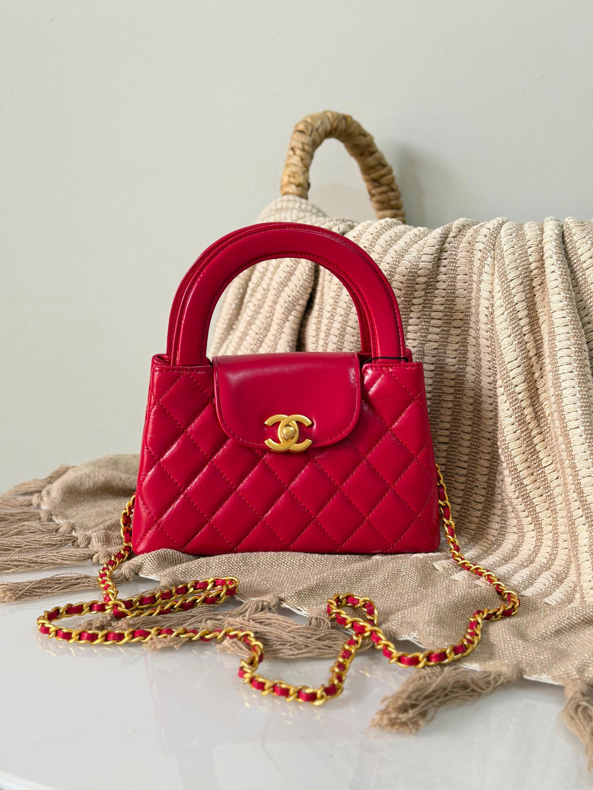 Chanel Nano Kelly Shopper Bag