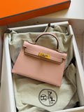 Hermes Mini Kelly 19cm Hand Made