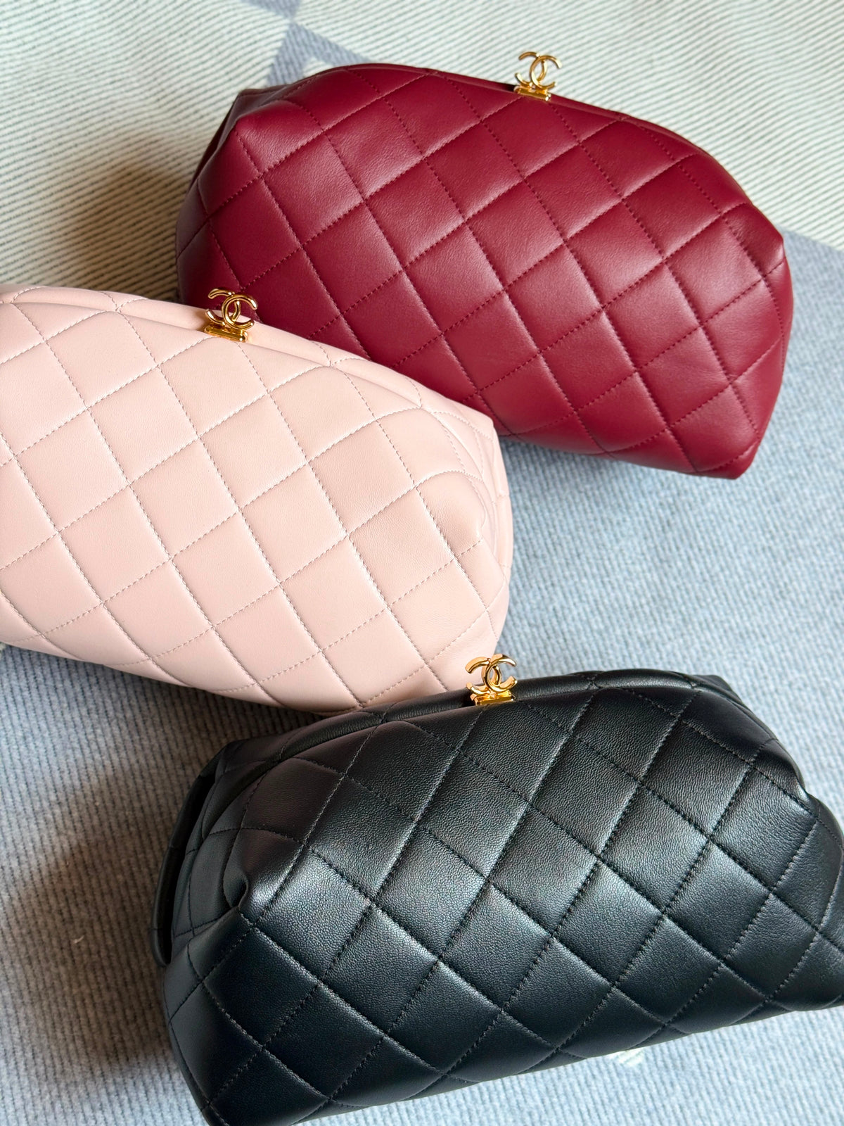 Chanel Quilted Lambskin Clutch