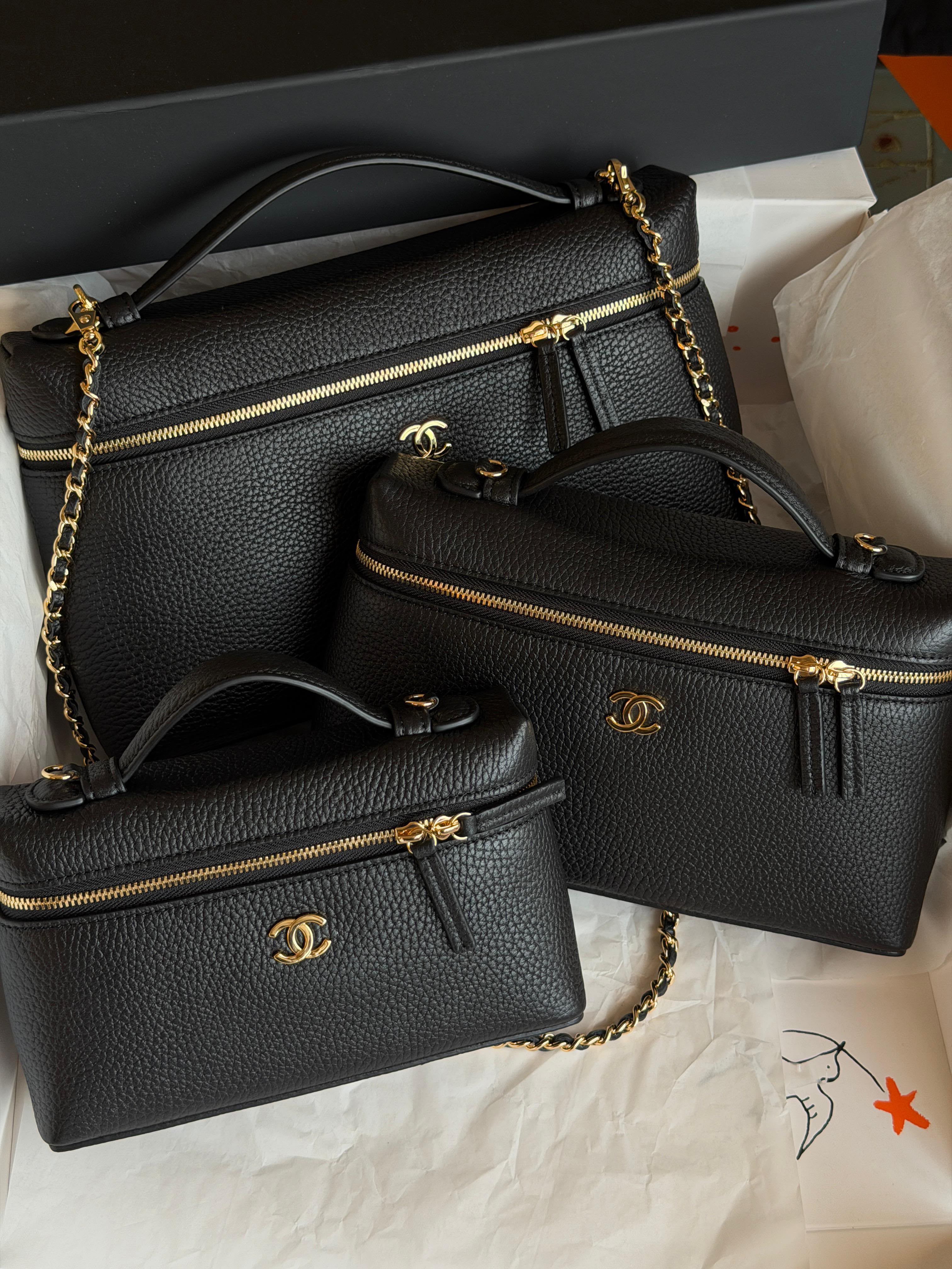 Chanel Vanity Case With Chain Size Large