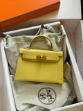 Hermes Mini Kelly 19cm Hand Made