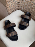 Louis Vuitton Pre-Loved Bom Dia flat sandals