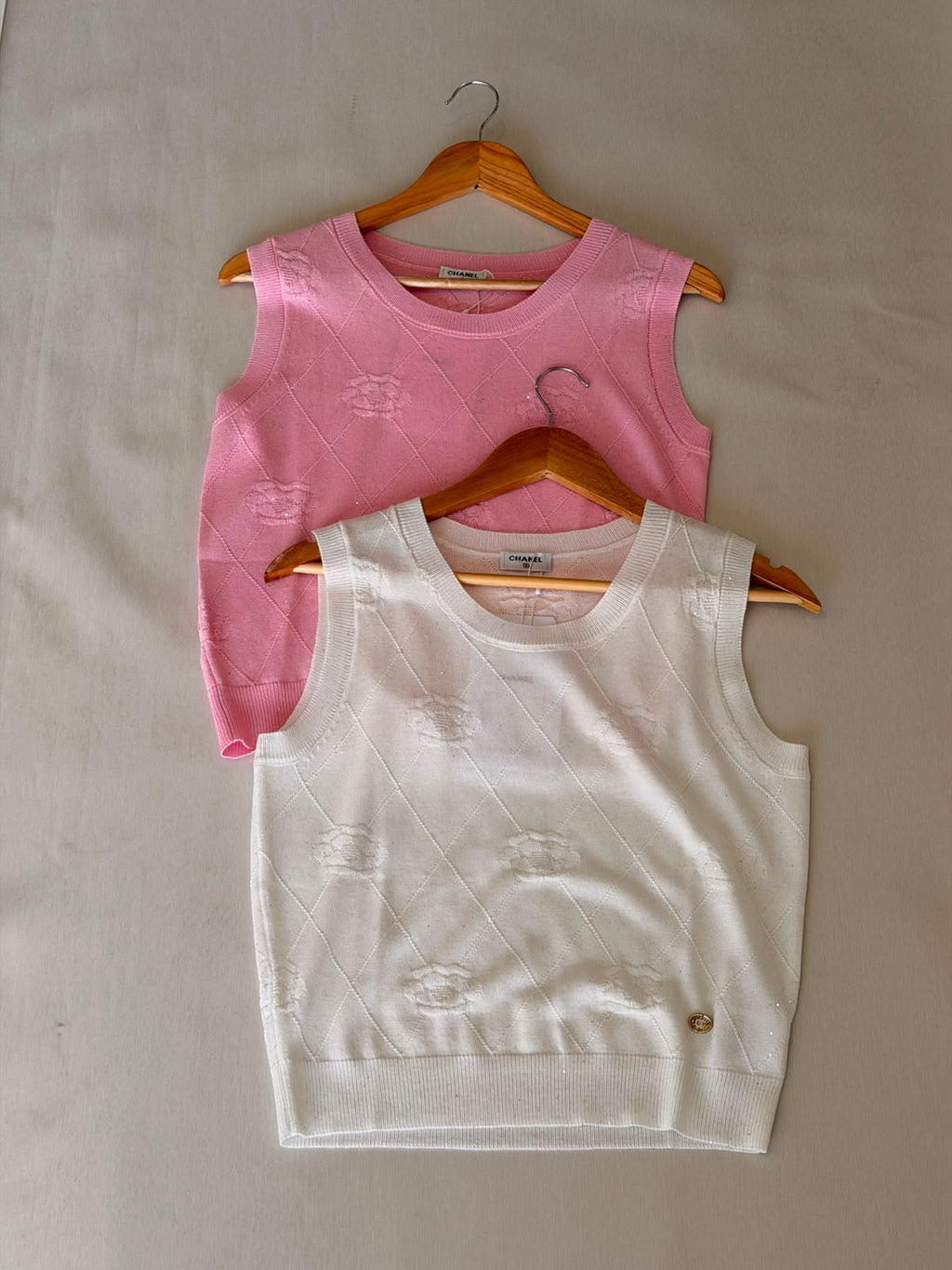 Chanel crochet tank top