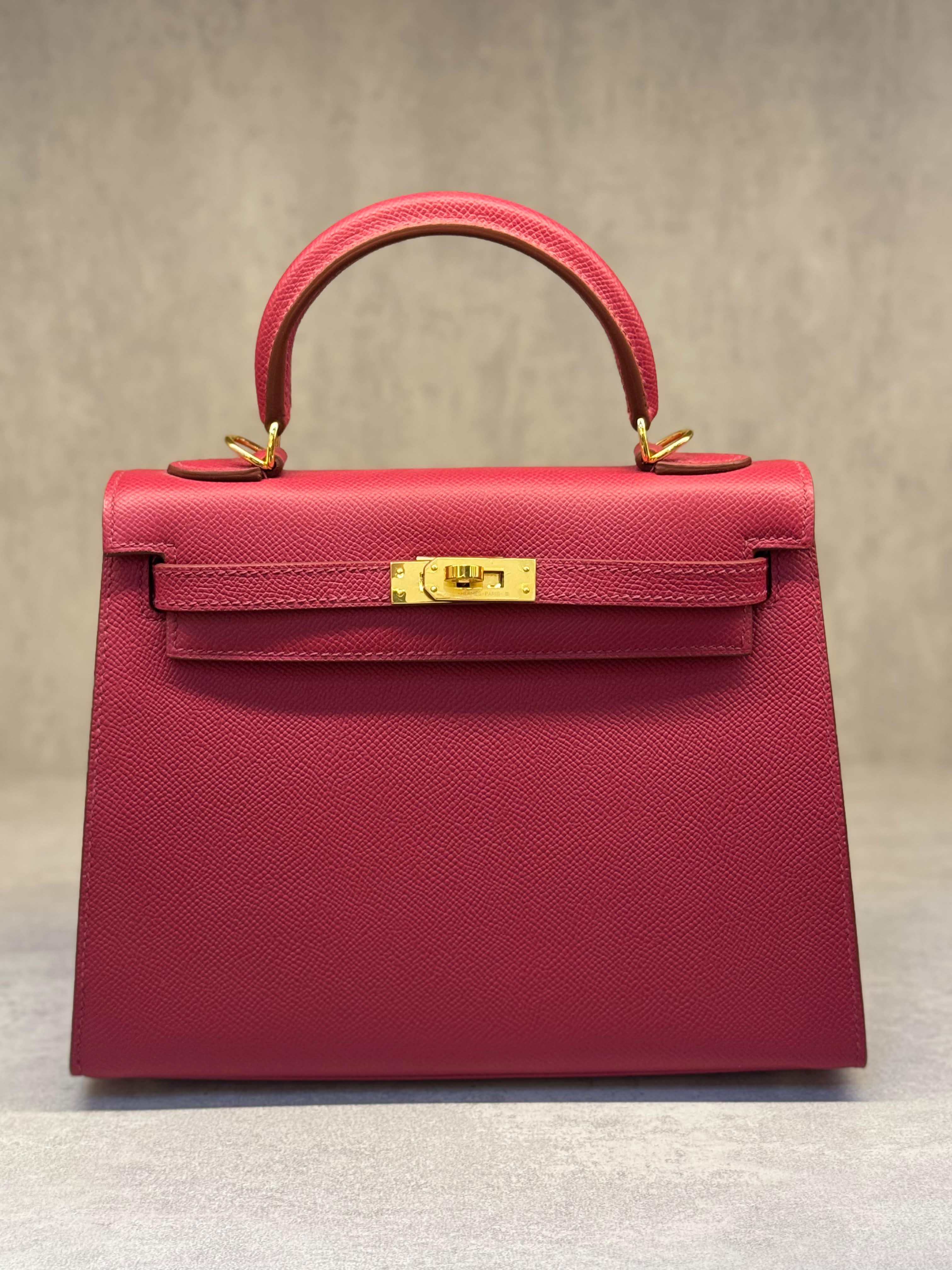 Hermes Mini Kelly 19cm Hand Made