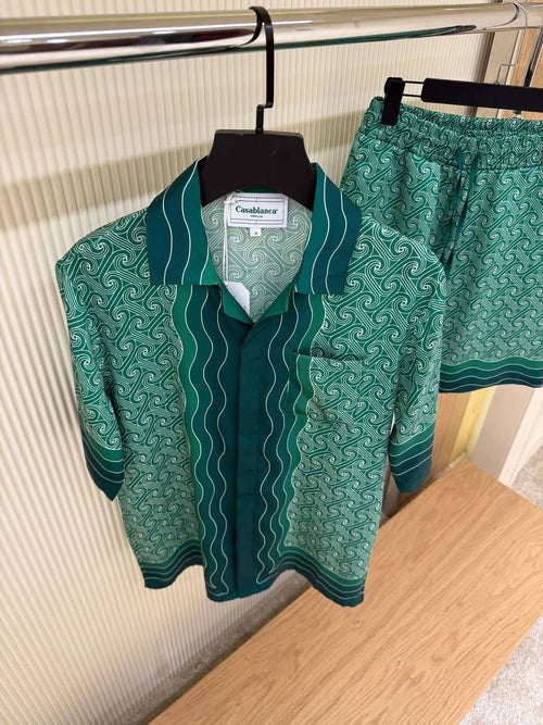 Casablanca Multicolour Short-sleeve Cuban set