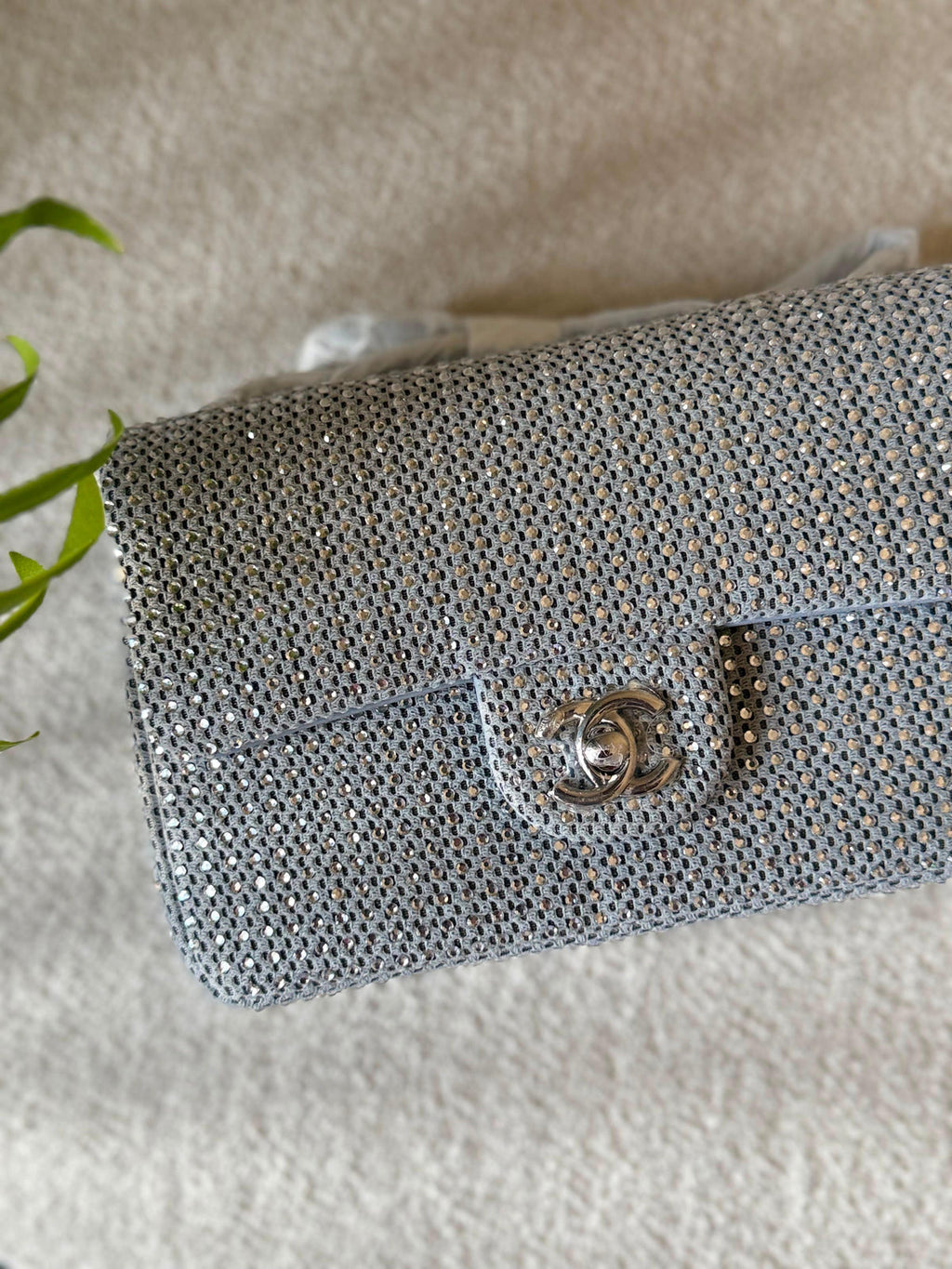 Chanel Classic Flap Bag in Crystal-Embellished