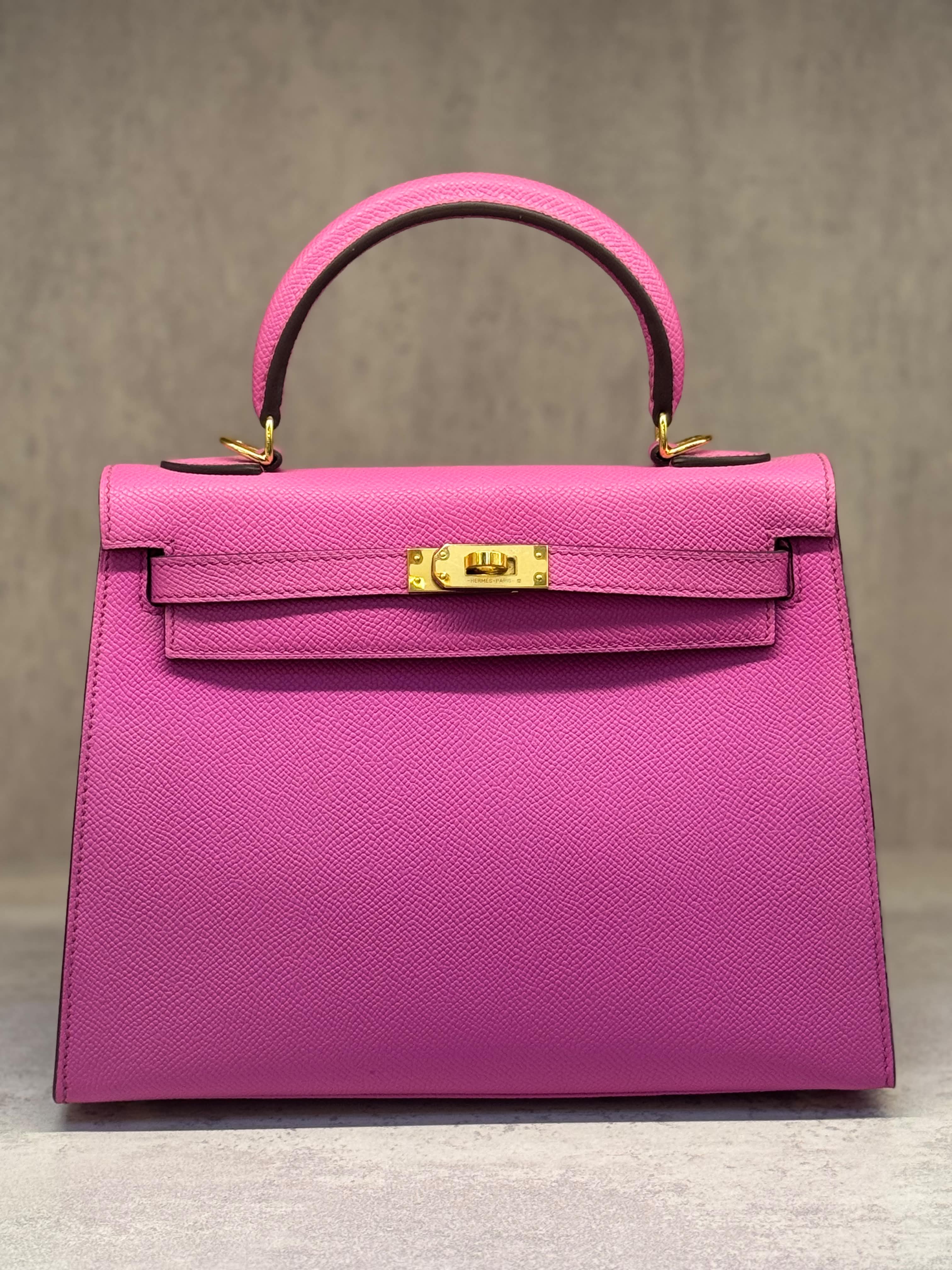 Hermes Mini Kelly 19cm Hand Made