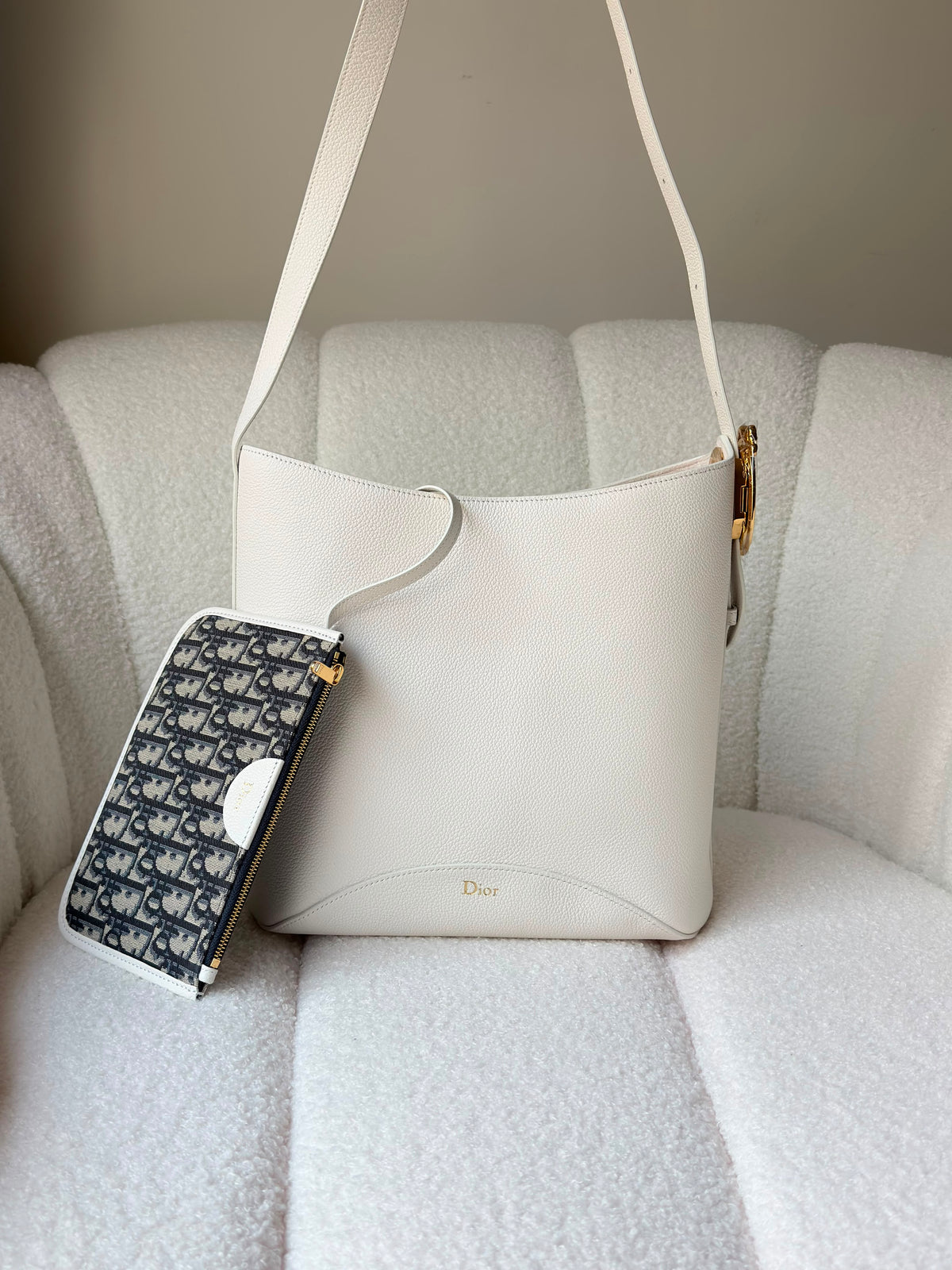 Dior Medaillon Bucket Bag (27 Cm)