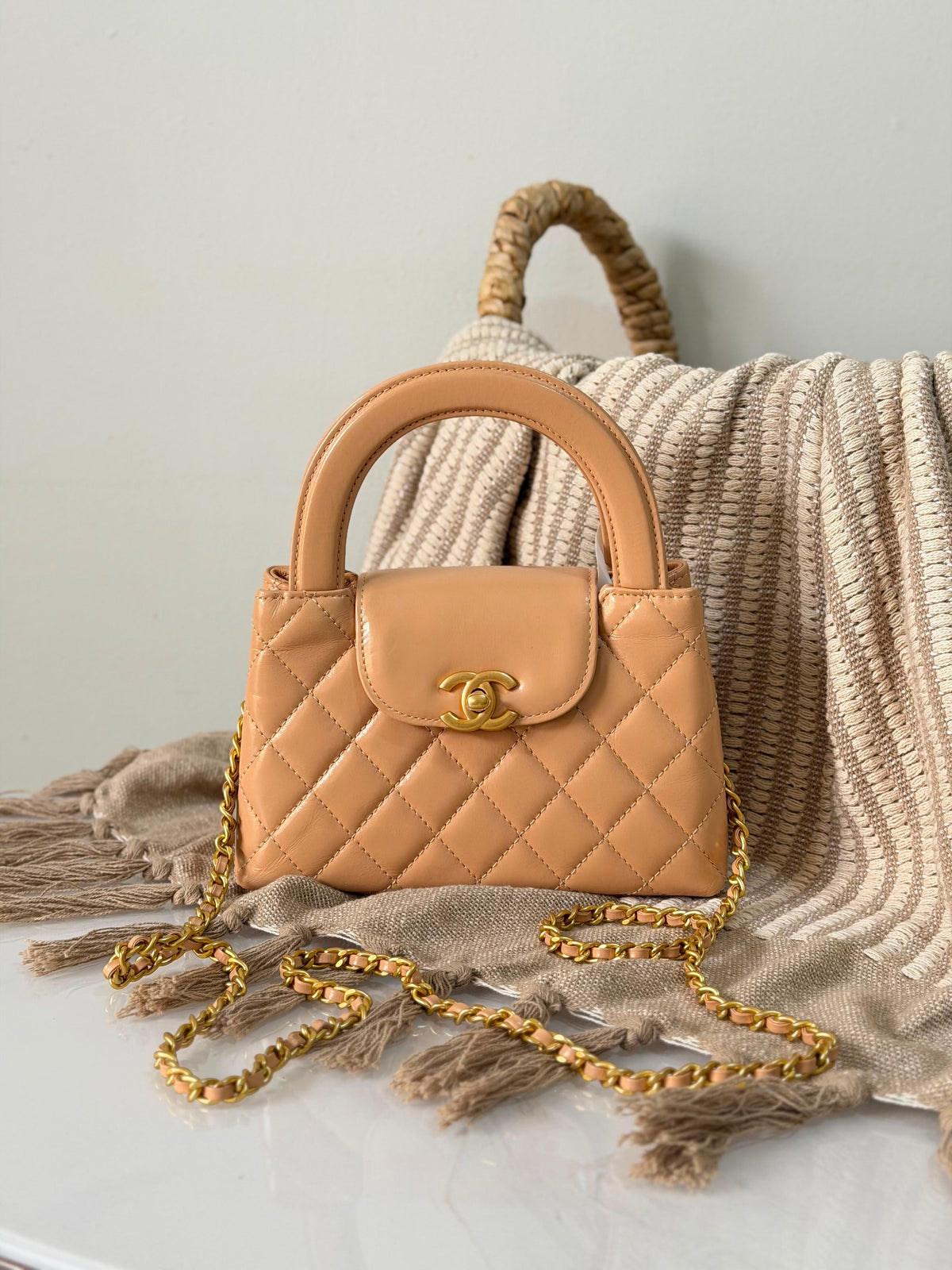 Chanel Nano Kelly Shopper Bag