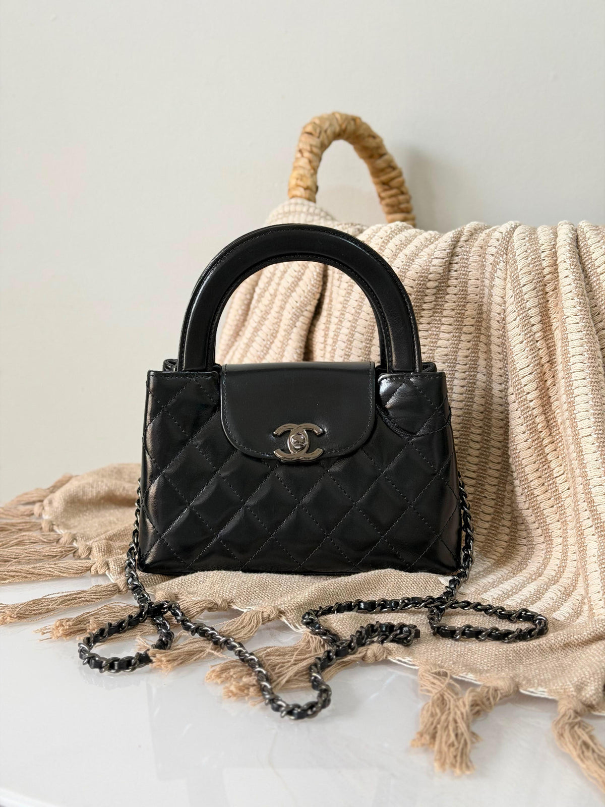 Chanel Nano Kelly Shopper Bag