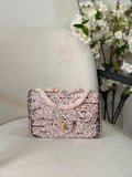 Chanel Sequins and Satin Mini Square Classic Flap Bag